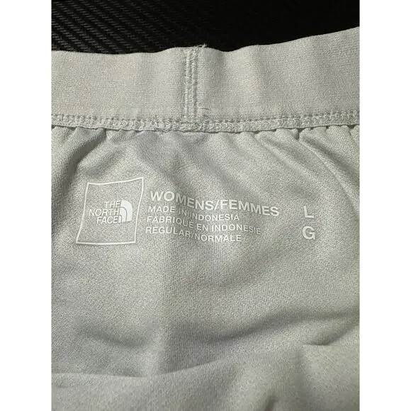 North Face Women's Wander Short Grey Size Large Athletic Shorts - Picture 3 of 10